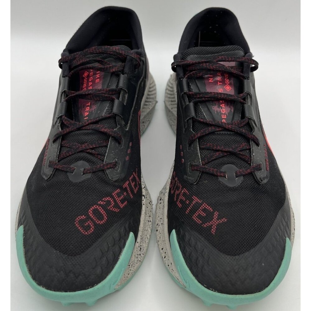 Nike Men’s Pegasus Trail 3 GORE-TEX Running Shoes Black/Red Size 11.5 DC8793-002 - Picture 2 of 11